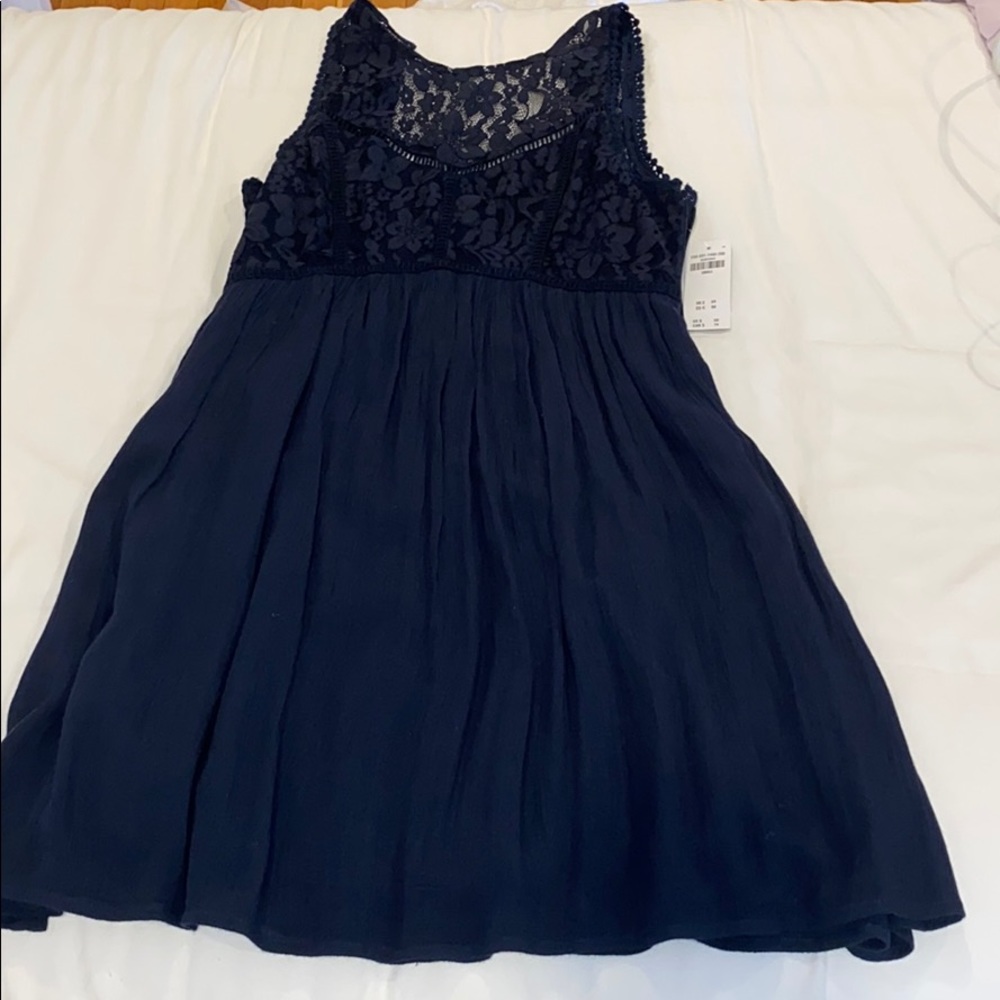 Navy blue dress